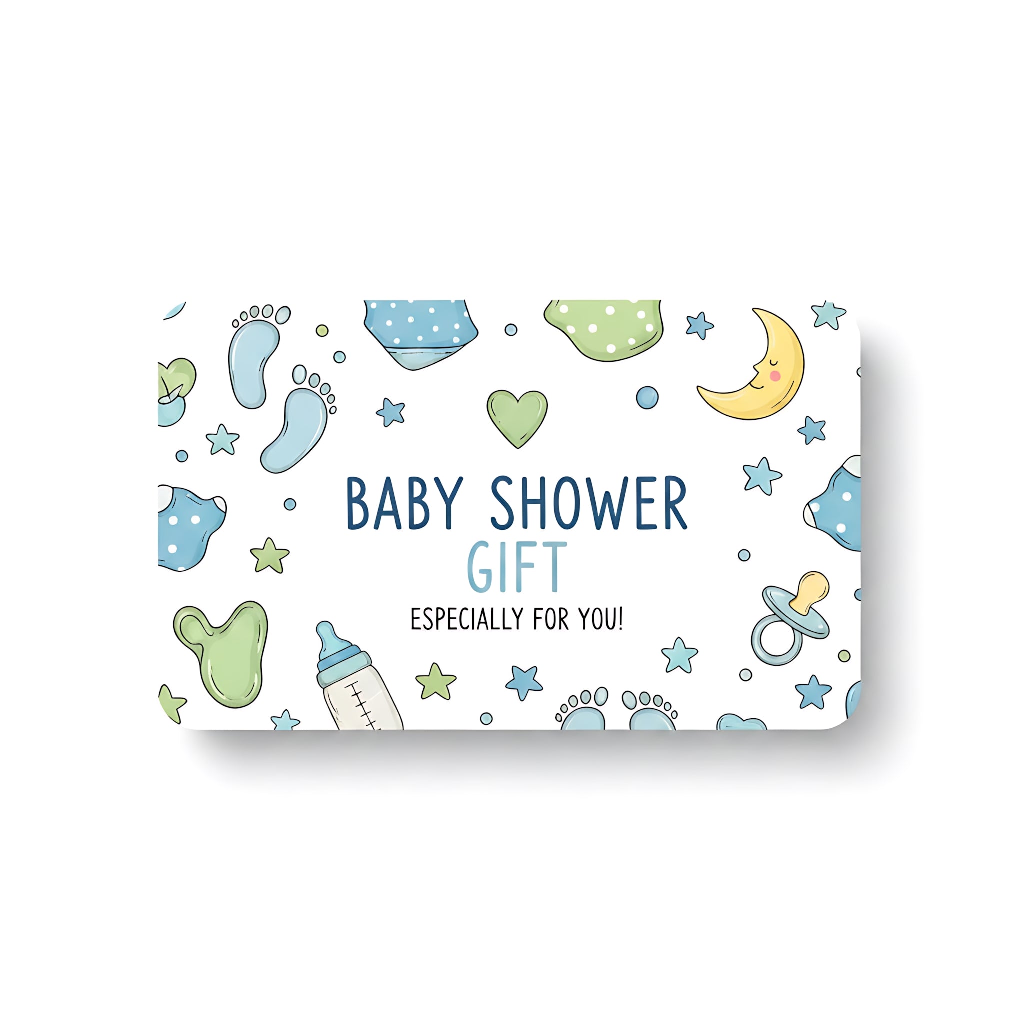Baby Shower Gift Card Cute Voucher for New Parents