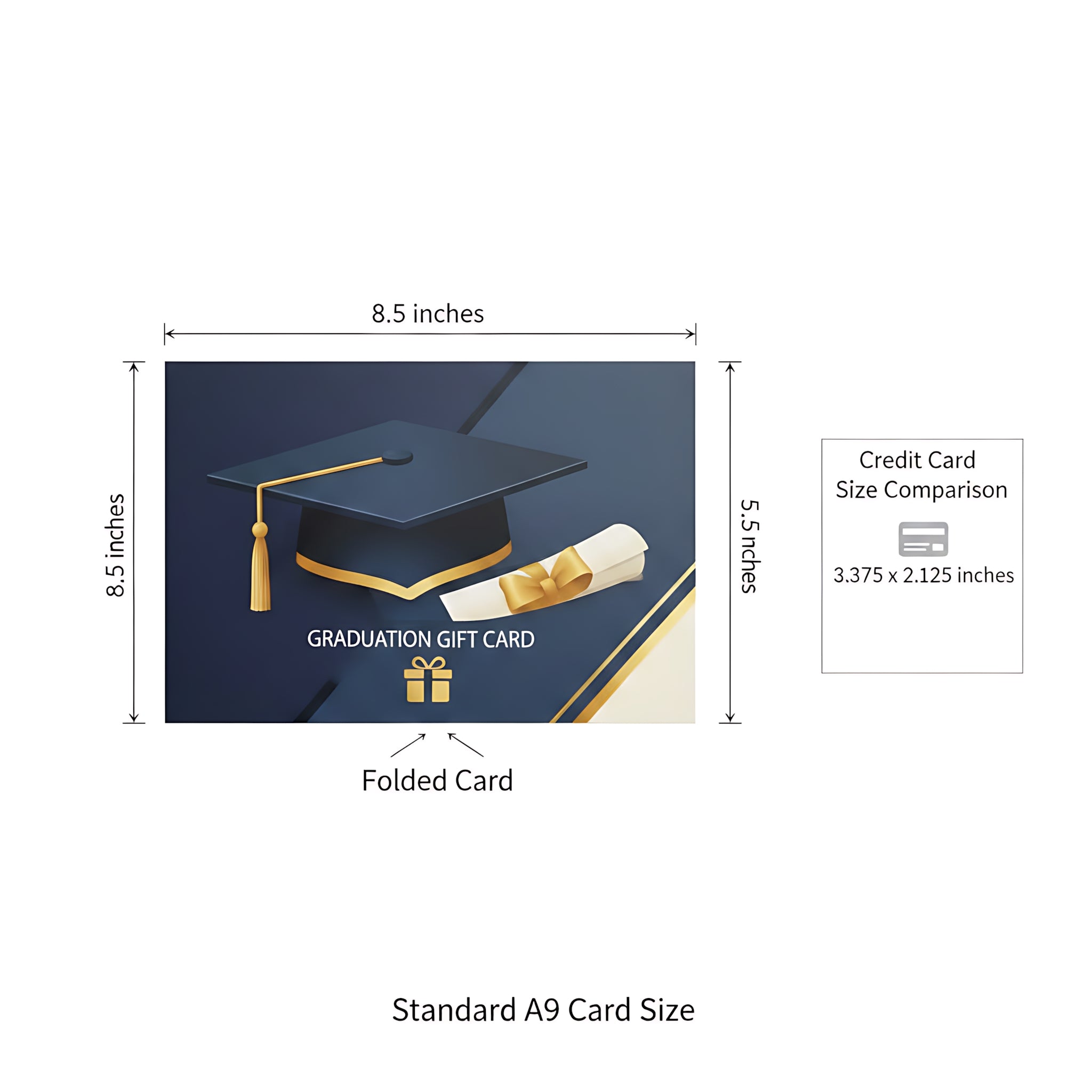 Graduation Gift Card Achievement Celebration Voucher