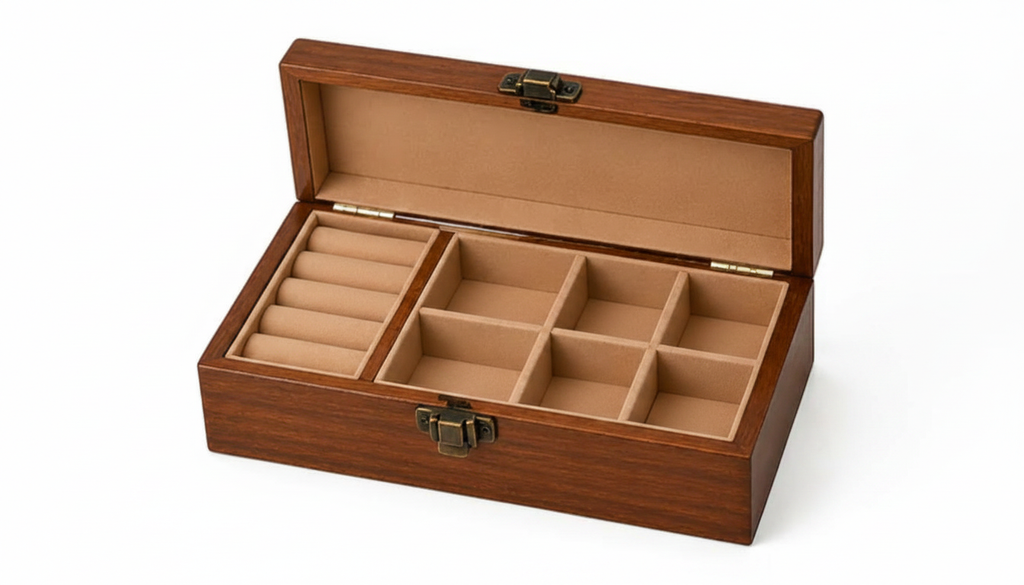 Personalised Wooden Keepsake Box with Engraved Design